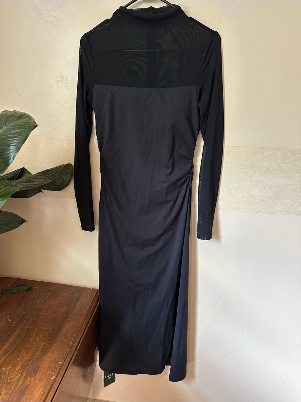 Halara Women’s Long Sleeve Black Maxi Dress
